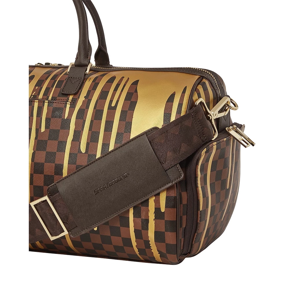 Sprayground Sharks In Paris Paint Drip Emperor Duffel 7 Sprayground Sharks In Paris Paint Drip Emperor Duffel - Image 5