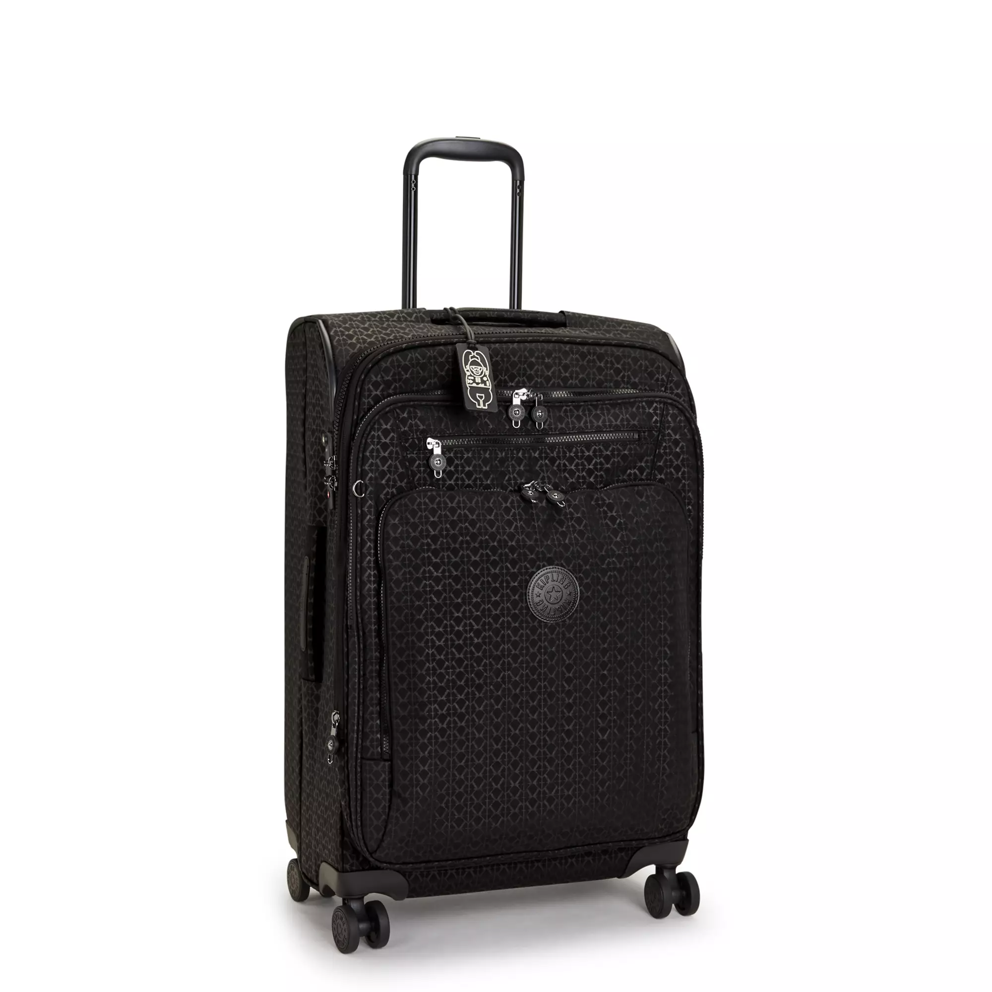 Kipling New Youri Spin Medium Printed 4 Wheeled Rolling Luggage 4 Kipling New Youri Spin Medium Printed 4 Wheeled Rolling Luggage - Image 2
